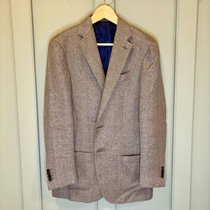 Sid Mashburn Kincaid No. 2 Sz 38R Linen/Wool Brown/Gray Sport Coat Made in Italy